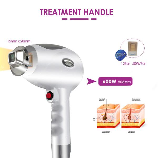 No Pain Portable Permanent Painless 755 808 1064 Hair Removal Laser Epilator 808Nm Diode Laser machine
