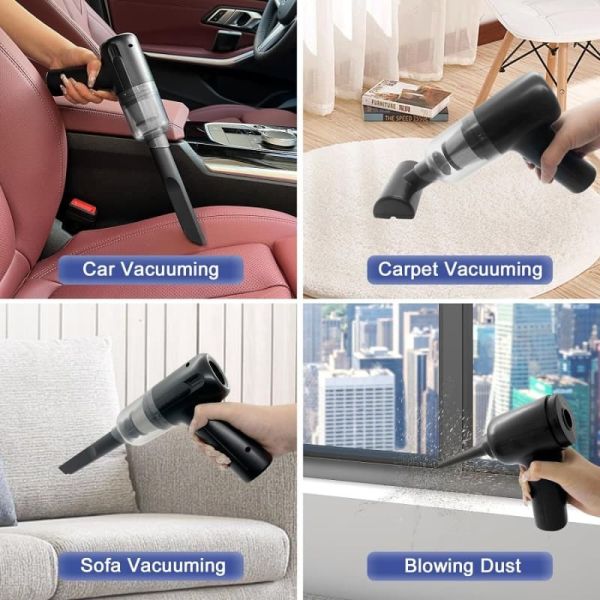 Portable Mini Cordless Vacuum Cleaner Handheld USB C Rechargeable Vacuum Cleaner