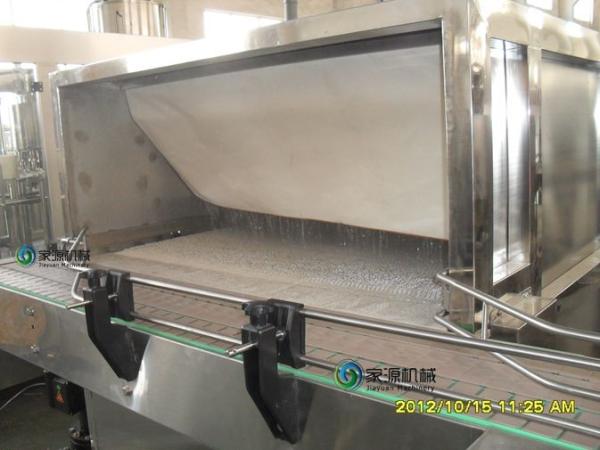 Máquina refrigerando da garrafa de vidro do suco, equipamento de processamento da bebida