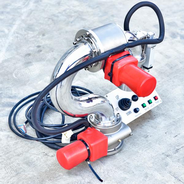 Acier inoxydable 24V canon à eau électrique 2,5 pouces éjecteur automatique avec alimentation externe