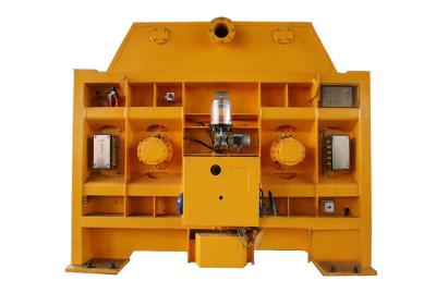 100KVa Industrial Mobile Concrete Mixing Plant Double Shaft Forced Large Mixer
