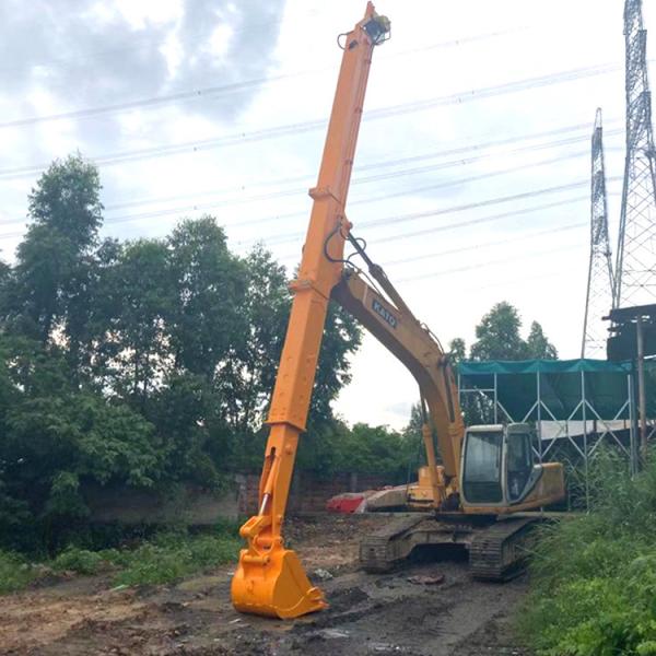 Telescopic Dipper Arm 14m for Komatsu Excavator , excavator telescopic arm