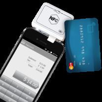 AMR220-C1 BLE RFID NFC Reader , Mpos Card Reader ACS Secure For Mobile Payment