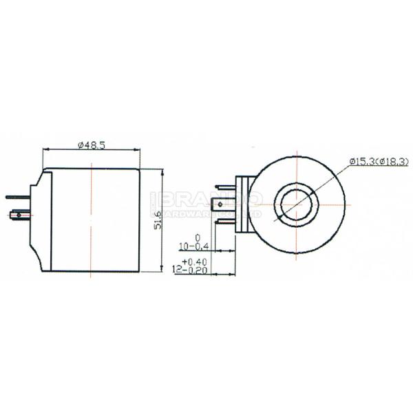 AC220V 10W Ammonia Refrigeration Solenoid Valve Coil ZCL15/20/32/40/50