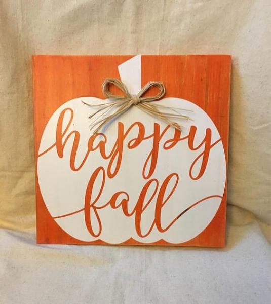 Thanksgiving Day Wooden Plaque Signs , Pattern Wall Decor Signs With Sayings
