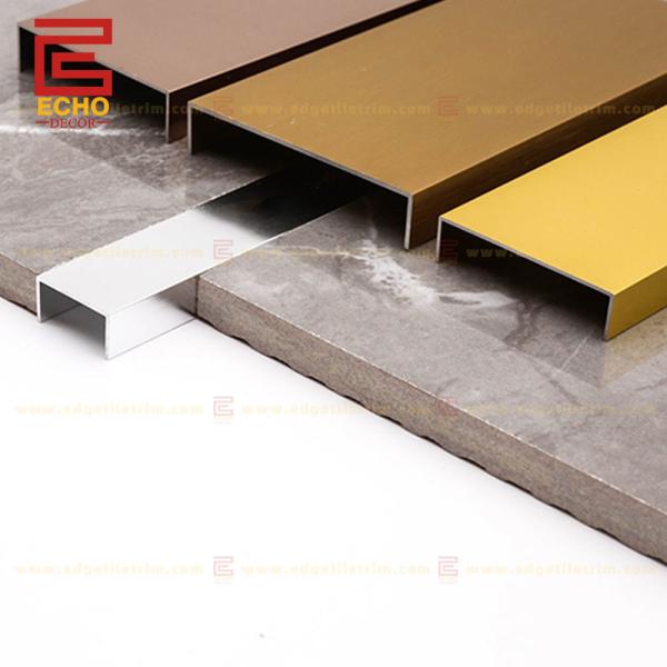 U Profil Carreaux d'aluminium Trim Carreaux bordure bordure bande de transition