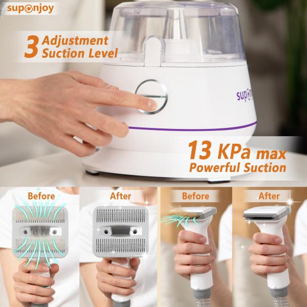 Clippers Blades Kit profissional de limpeza de cães e gatos Set de escova de pinos de vácuo