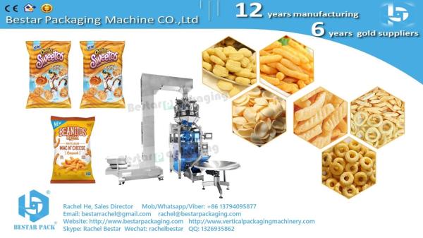 Breadsticks automatic weighing and pillow bag packing machine