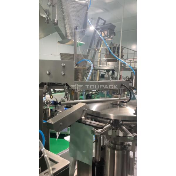 Роторные кубы говядины машины упаковки сумки вакуума веся и Weigher системы упаковки Multihead