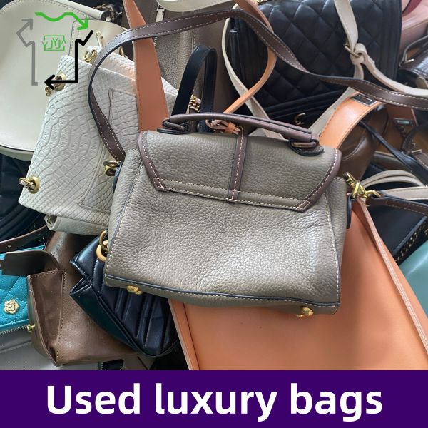 Leather Women Used Luxury Bags Italy Designer Second Hand Ladies Handbag