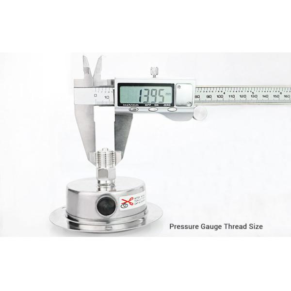 60mm Back Connection Pressure Gauge with Flange 250bar 304ss Liquid-Filled Manometer