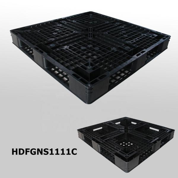 Recycled Plastic Pallet Dimensions in Philippines Single Faced Style No Racking