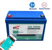 Batería de litio de Bluetooth CC-CV 12V 100Ah Lifepo4 BMS