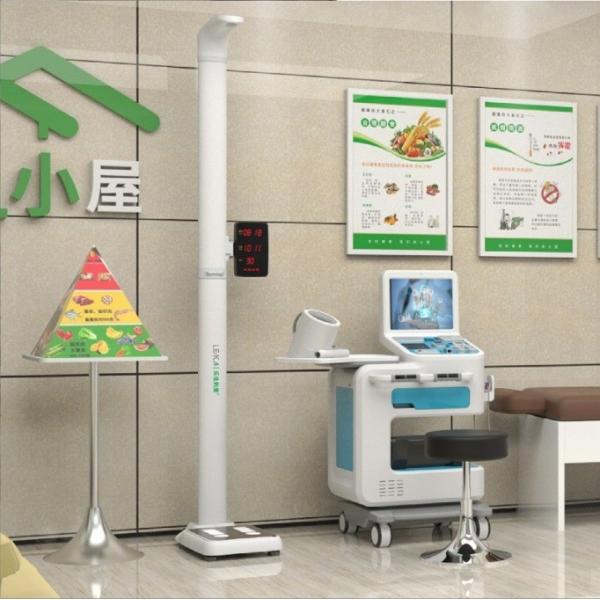 Multifunctional Telehealth Solutions High Strength ABS Medical Health Checkup Machine