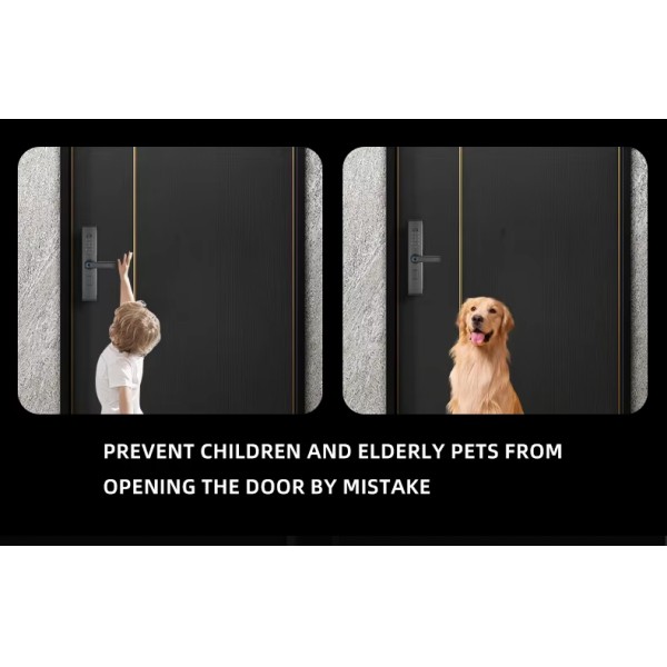 Yagu Double Side Intelligent Lock Tuya Wifi Smart Lock Door Fingerprint Password Smart Door Lock Smart Locks for Front Door