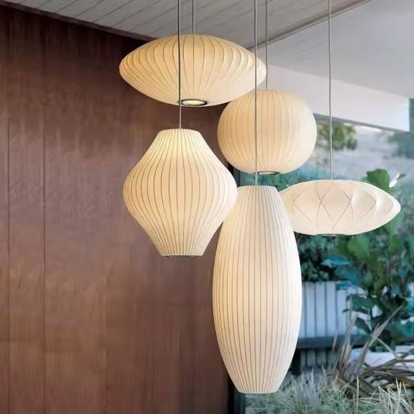 Minimalist Lantern Style Nelson Bubble Ball , Hanging Elegant Chandelier Lighting