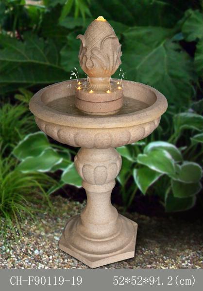 Sandstone Tiered Water Fountain