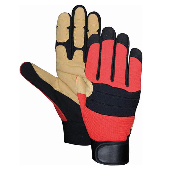 Spandex Back Rescue Extrication Gloves With Neoprene Knuckle Size 7 - 10