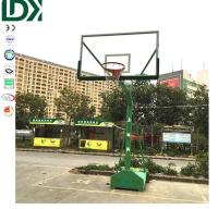 Lifetime Outdoor Basketball Stand  Glass Backboard Basketball Hoop For Youth