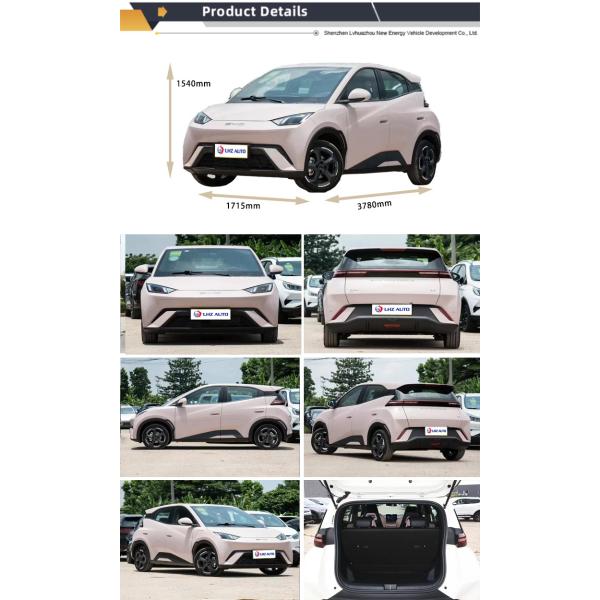 Torque máximo de 135 Nm BYD Seagull Pure Electric Pequeño SUV de cinco plazas