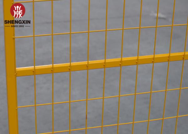 Powder Coated 6ftx10ft Free Standing Temporary Fence For Construction Site