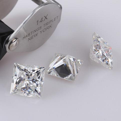 Jewelry Making Diamond Moissanite For Lady Solitaire Ring , Moissanite Loose Stones