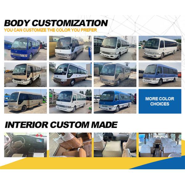 New Rhd Toyo Ta Bus Right Hand Driving 30 Seats Coaster Bus