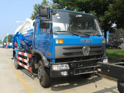 Água de esgoto de 10 toneladas do vácuo de Dongfeng 10cbm do caminhão da coleção da água de esgoto que suga o caminhão