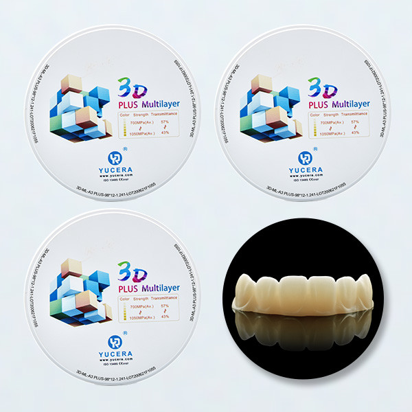 Диски 1050 Zirconia Mpa 57% высокие просвечивающие зубоврачебные 20mm 22mm 25mm