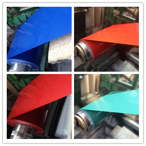 0.4mm 1250mm 3000 Series Aluminum Coated Blue Roll used in Roofing Panel