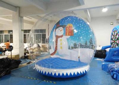 Logotipo inflável exterior de Customzied do globo da neve de encerado durável do PVC