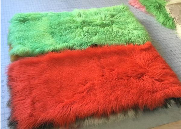 Tapete macio tibetano da pele de carneiro no banheiro 60X120cm, tapetes coloridos da pele de carneiro