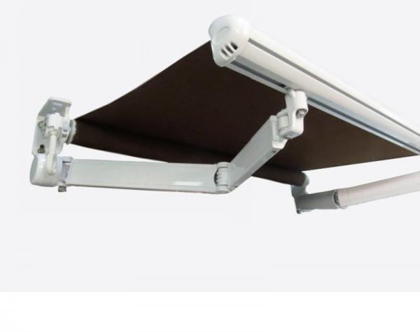 Моторизованный алюминиевый навес для стены