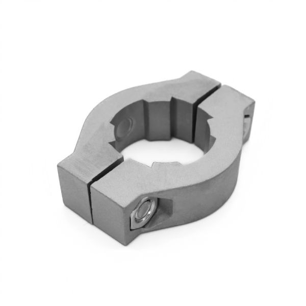 Aluminum Lean Pipe Strengthen Located Clasp Slider Vertical Positioner for Material Rack System