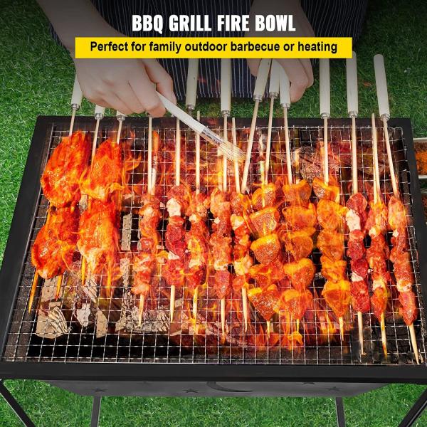 Solid Steel Wood Cannon Charcoal Burning Fire Pit 60.96cm X 60.96cm