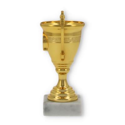 18 Inches Height Metal Trophy with Matte Finish and Marble Base for Cultural Awards and Community Recognition