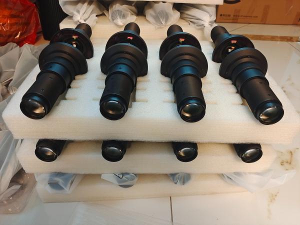 4K all glass lens for Panasonic PT-MZ680/780/880 series projector. 0.52~0.7:1 throw ratio,