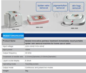30MHz RBS high frequency portable health care product laser spider vein removal for clinic