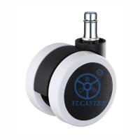 Rodízios da mobília de Ring Stem Swivel Chair Casters do aperto da roda M11x22mm do gêmeo 40KG