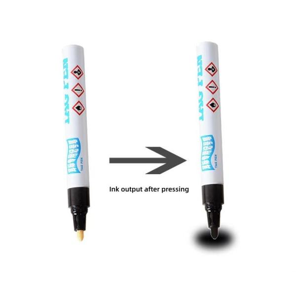 Permanent Black Ink Goat Cattle Ear Tag Marker Pen 14.5*15mm