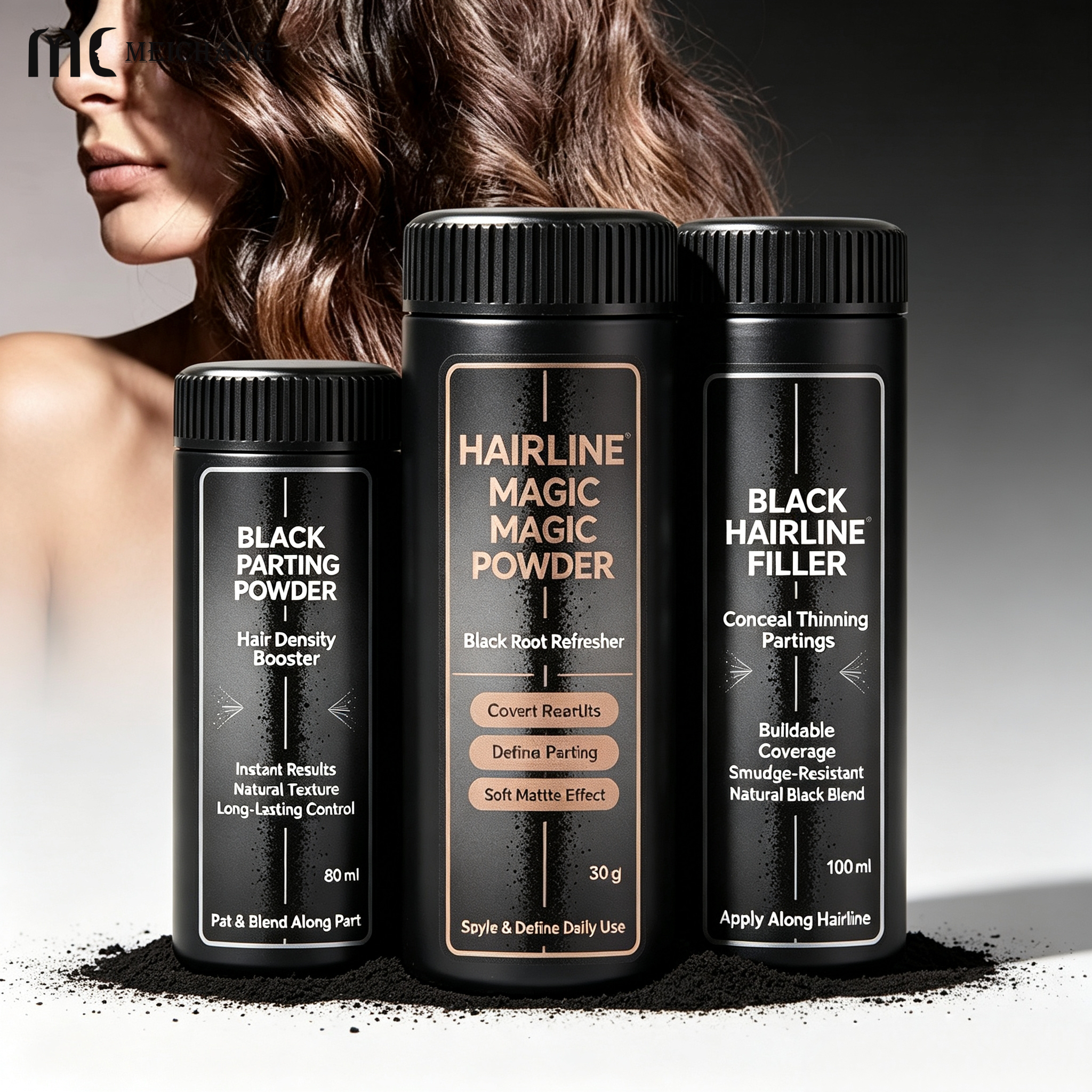 60g/100g Custom Mini Black Powder Shaker Bottle (MC-1510)