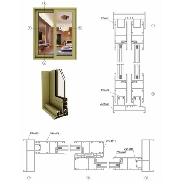Aluminum Window and Door Profile Aluminum Profile Manufacturers From ZHEJIANG China