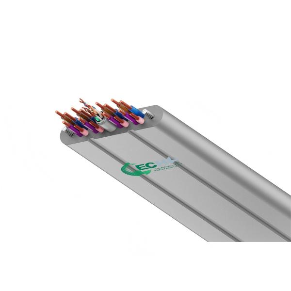 ECHU  Flat Traveling Cable for Elevator use, Shielded Flat Travel Cable with STP/UTP CAT6