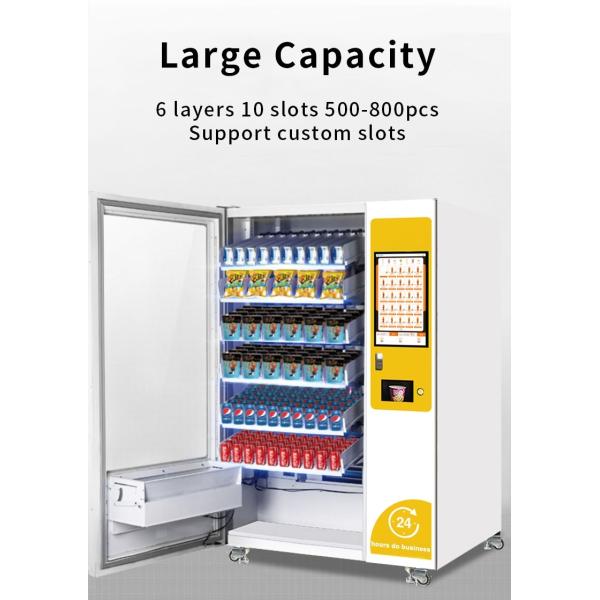 Snack Drinks Combo Disposable Cup Instant Ramen Noodle Vending Machine With Hot Water