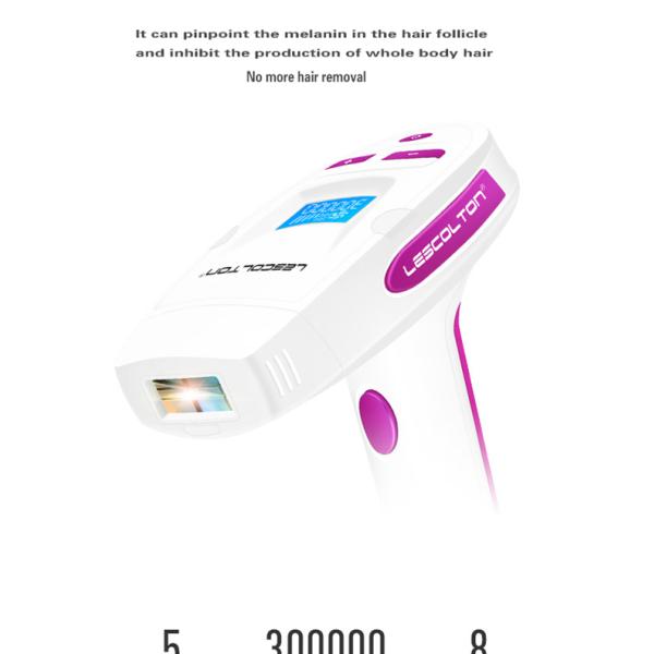 Portable Home Laser Hair Removal Machine With 100000 Pulse Tender Skin
