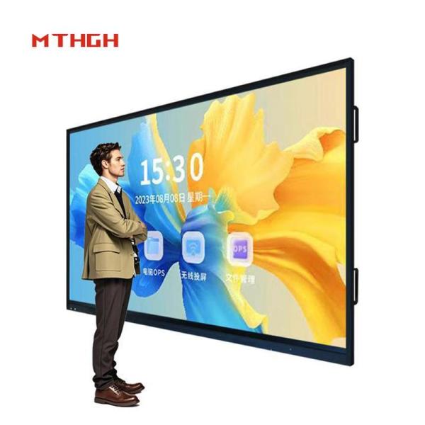 Interactive Touch Whiteboard Ultimate Presentation With HDMI I/O And OPS PC I9 Connectivity Solution
