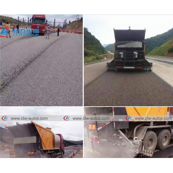 Одновременный уплотнитель Truck18 обломока 8000 литров Howo 8X4 371HP асфальтируют ведро гравия танка 12CBM