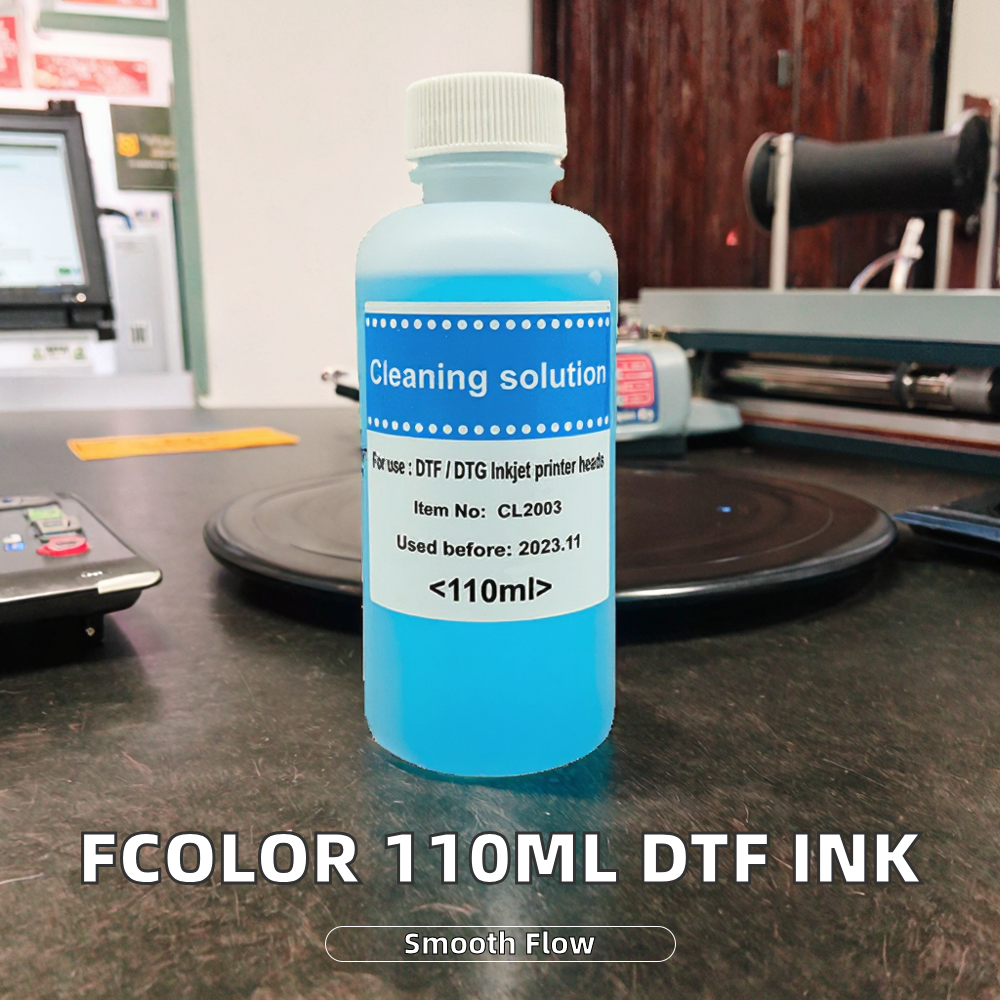 DTF Printer Cleaning Solution  Safe Nozzle Cleaner for Epson XP600 / I3200 White Ink Maintenance Fluid