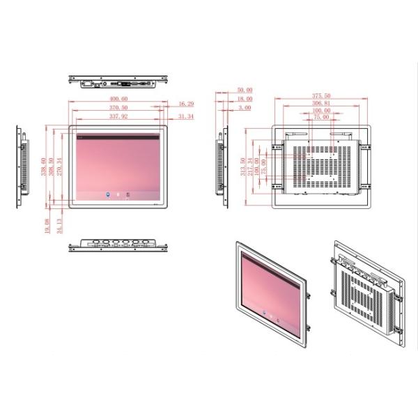 17-Inch Versatile Android Screen for Industrial Monitoring and Security Systems