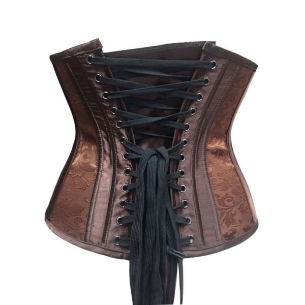 Mais o espartilho do Underbust das mulheres superiores mais pechugóas do couro do tamanho
